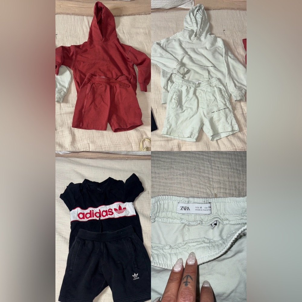 Bundle Zara Kids Matching Set - Black and Red